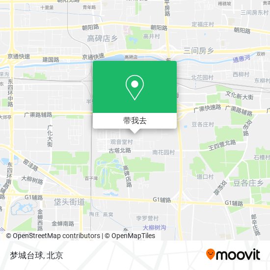 梦城台球地图