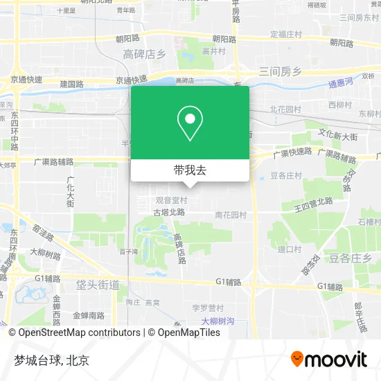 梦城台球地图