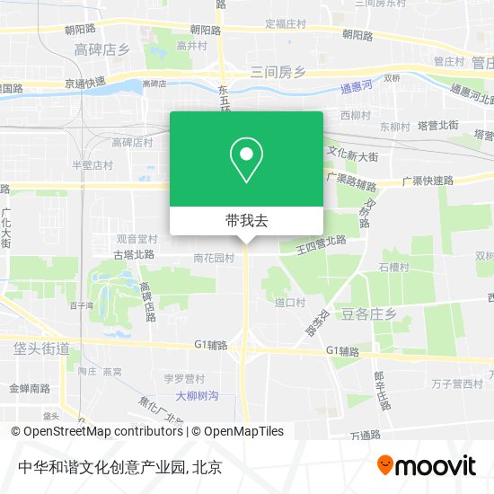 中华和谐文化创意产业园地图