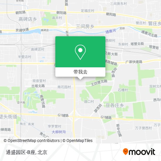 通盛园区-B座地图
