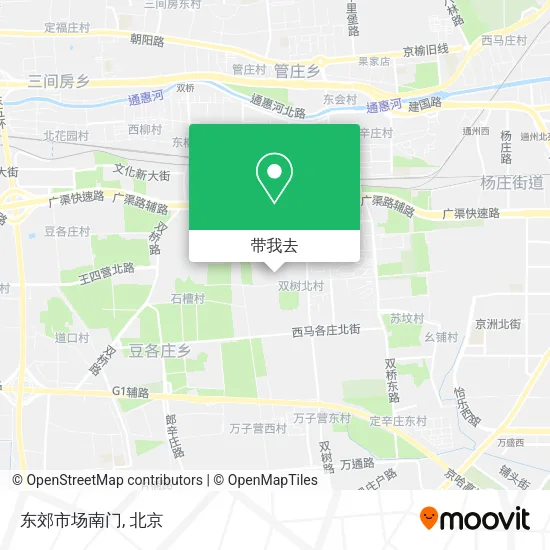 东郊市场南门地图