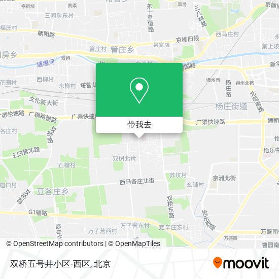 双桥五号井小区-西区地图