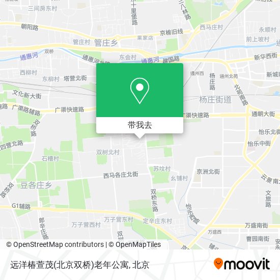 远洋椿萱茂(北京双桥)老年公寓地图