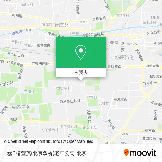 远洋椿萱茂(北京双桥)老年公寓地图