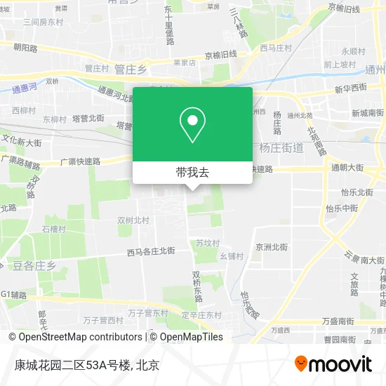 康城花园二区53A号楼地图
