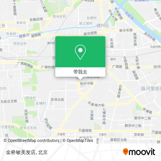 金桥敏美发店地图