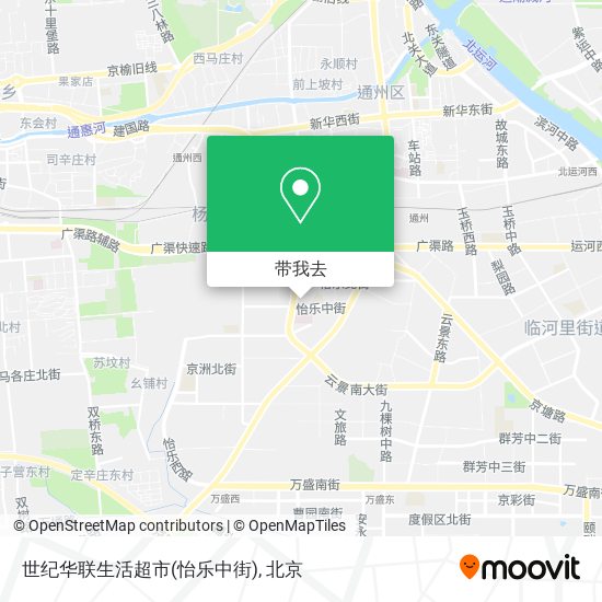 世纪华联生活超市(怡乐中街)地图