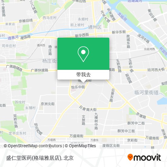 盛仁堂医药(格瑞雅居店)地图