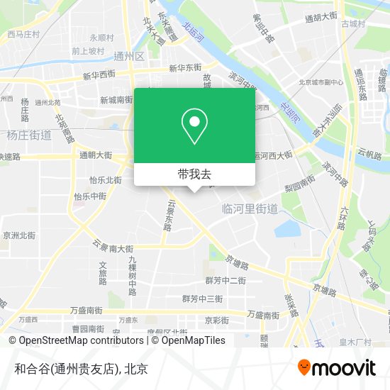 和合谷(通州贵友店)地图