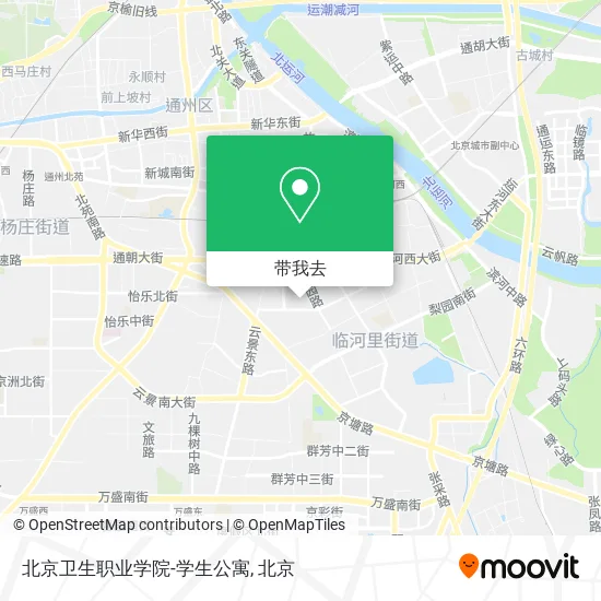 北京卫生职业学院-学生公寓地图