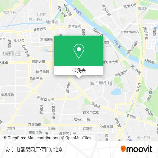 苏宁电器梨园店-西门地图