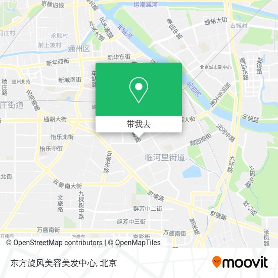 东方旋风美容美发中心地图