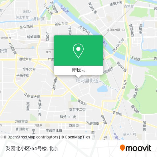梨园北小区-64号楼地图