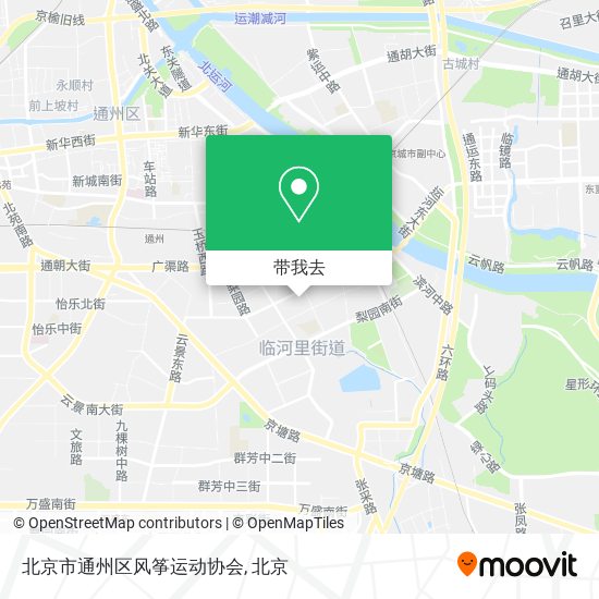北京市通州区风筝运动协会地图