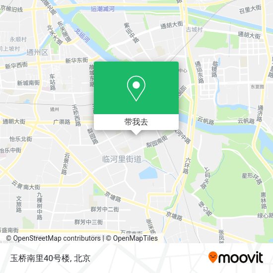 玉桥南里40号楼地图