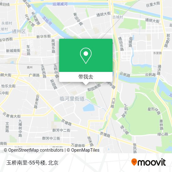 玉桥南里-55号楼地图