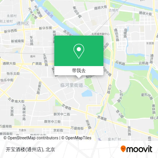 开宝酒楼(通州店)地图