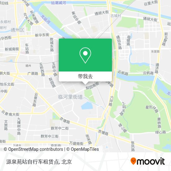 源泉苑站自行车租赁点地图