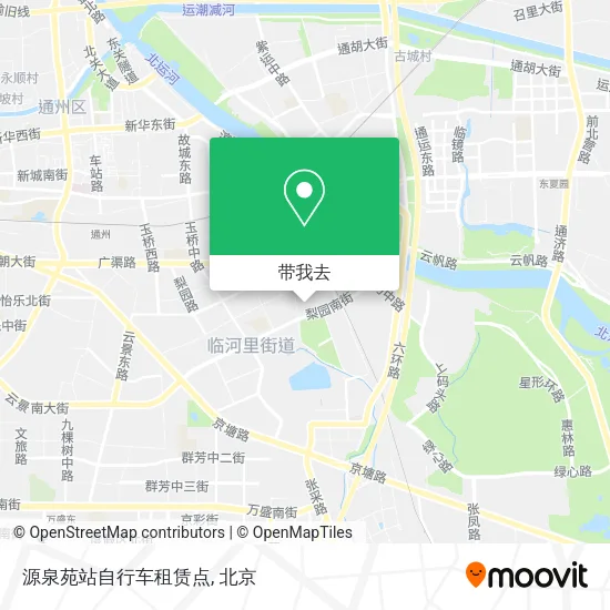 源泉苑站自行车租赁点地图