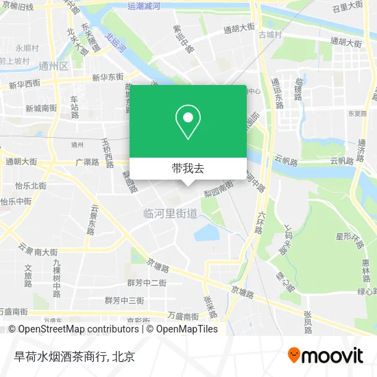 旱荷水烟酒茶商行地图