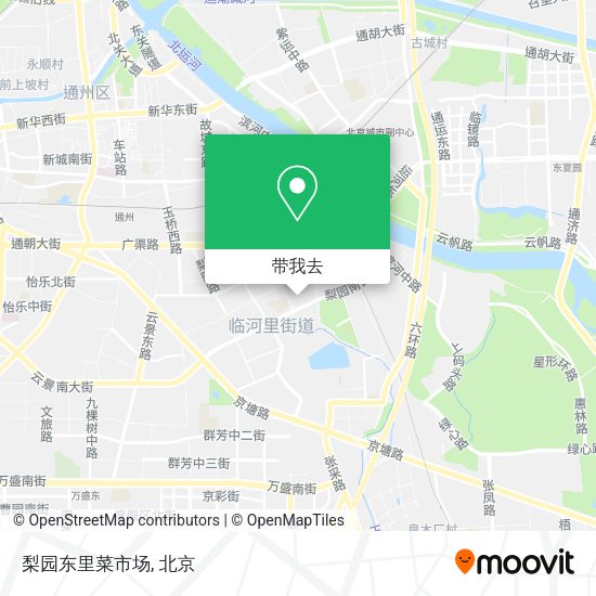 梨园东里菜市场地图