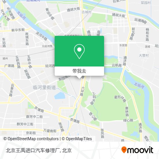 北京王禹进口汽车修理厂地图
