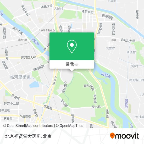 北京福贤堂大药房地图
