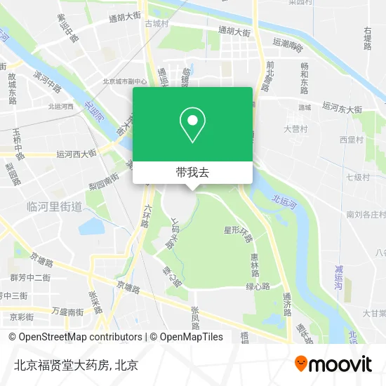 北京福贤堂大药房地图