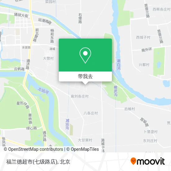福兰德超市(七级路店)地图