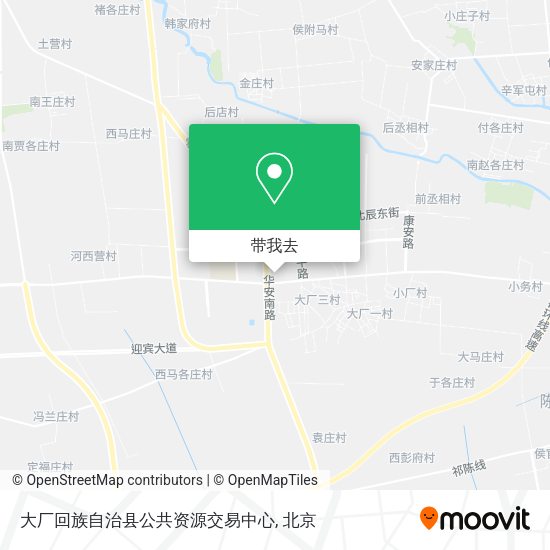 大厂回族自治县公共资源交易中心地图