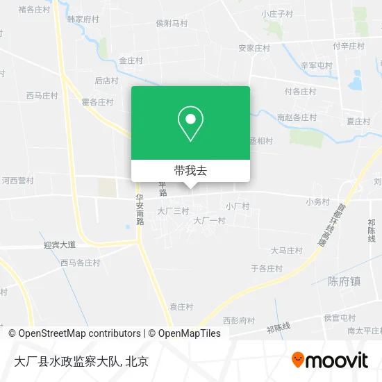 大厂县水政监察大队地图
