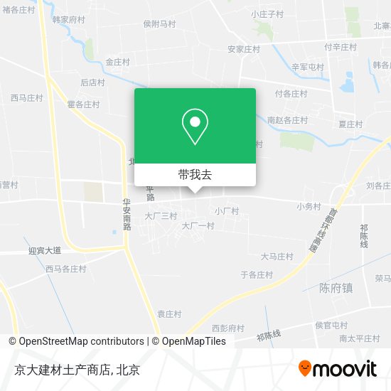 京大建材土产商店地图