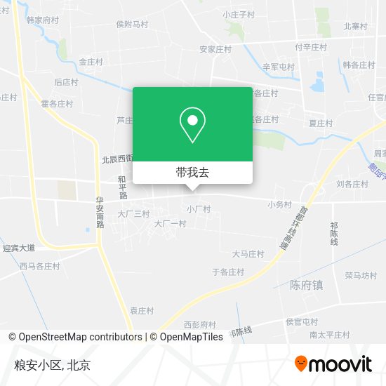 粮安小区地图