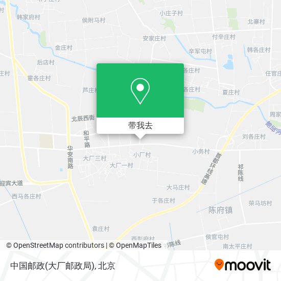 中国邮政(大厂邮政局)地图