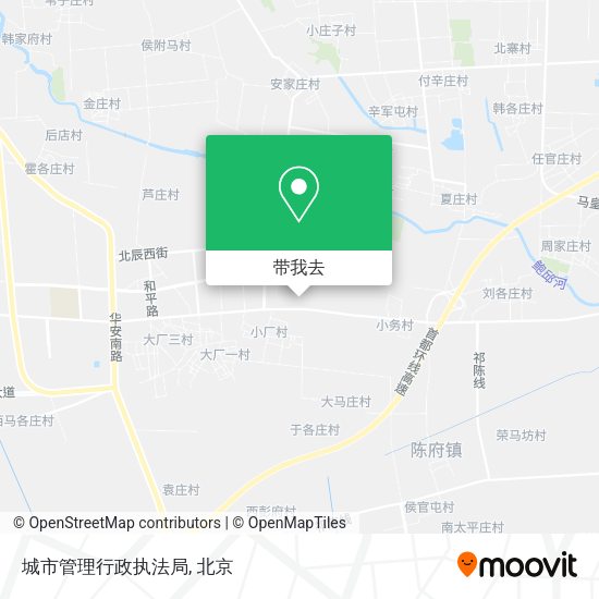 城市管理行政执法局地图