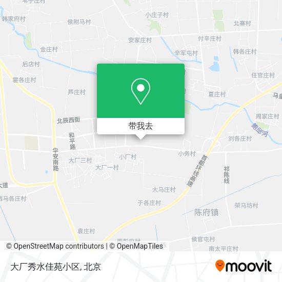 大厂秀水佳苑小区地图