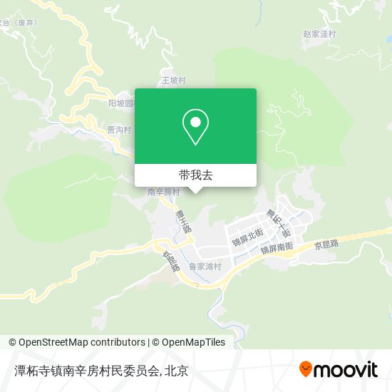 潭柘寺镇南辛房村民委员会地图