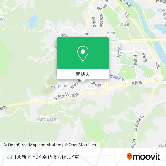 石门营新区七区南苑-6号楼地图