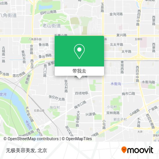 无极美容美发地图