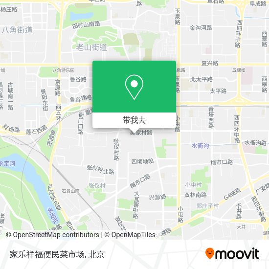 家乐祥福便民菜市场地图