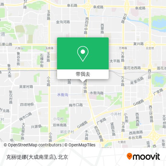 克丽缇娜(大成南里店)地图