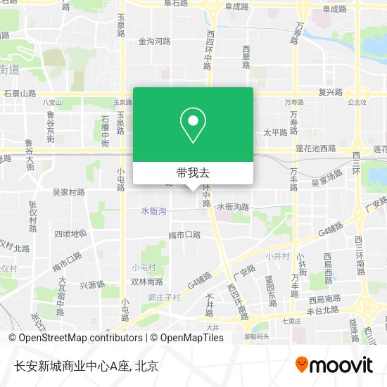 长安新城商业中心A座地图