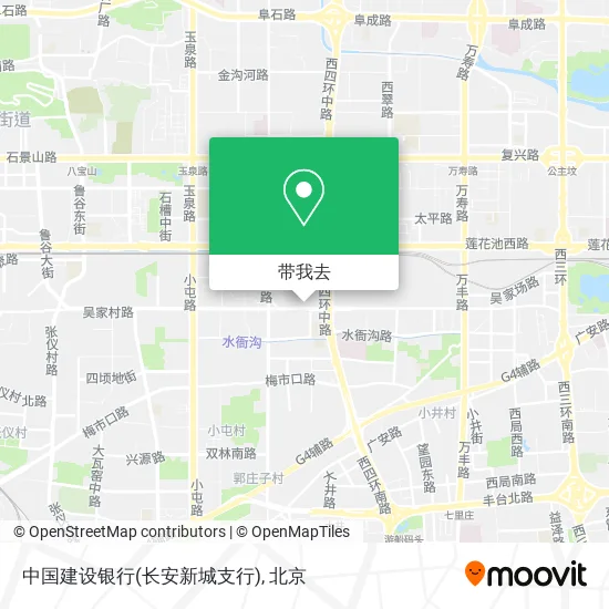 中国建设银行(长安新城支行)地图