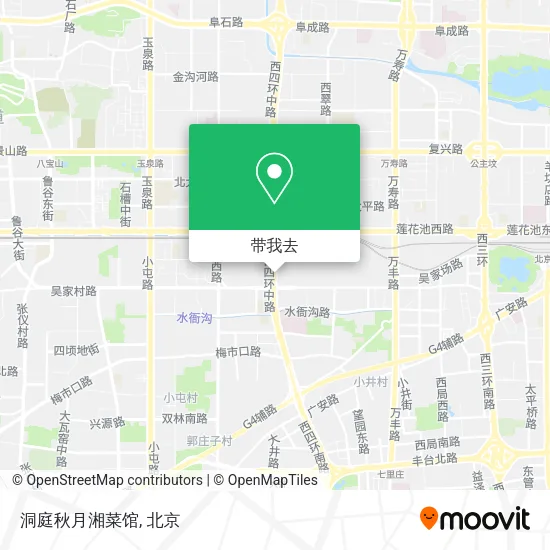 洞庭秋月湘菜馆地图