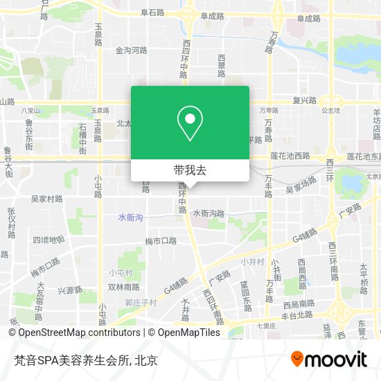 梵音SPA美容养生会所地图