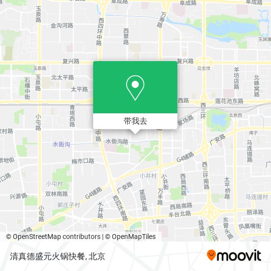 清真德盛元火锅快餐地图