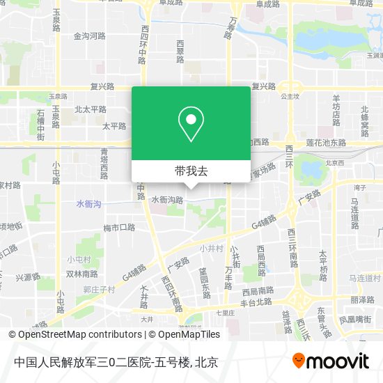 中国人民解放军三0二医院-五号楼地图