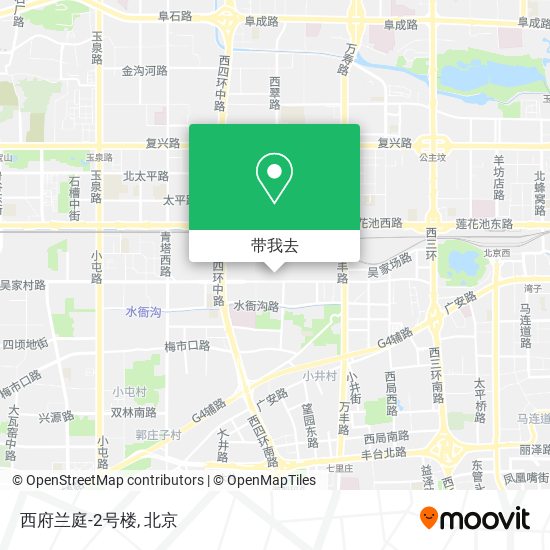 西府兰庭-2号楼地图