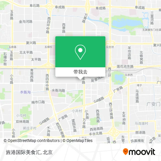 旌港国际美食汇地图
