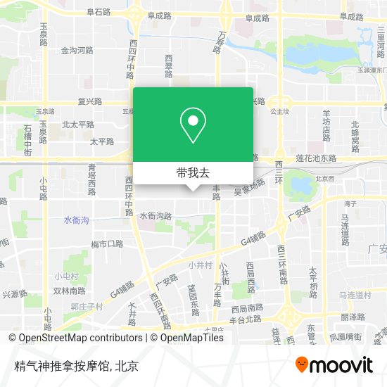 精气神推拿按摩馆地图